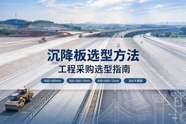 石家庄沉降板选择方法
