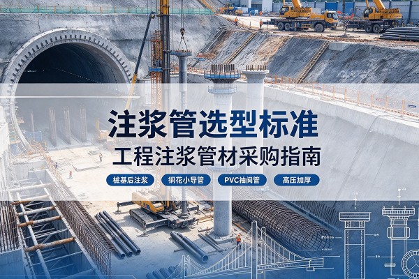 石家庄注浆管选型标准