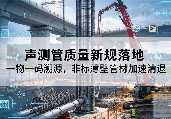 石家庄声测管质量新规落地，一物一码溯源，非标薄壁管材加速清退