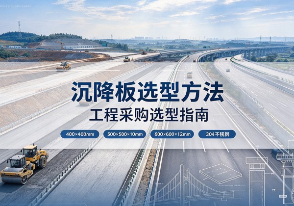 石家庄沉降板选择方法