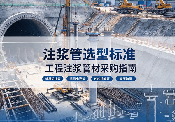 石家庄注浆管选型标准